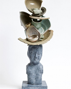 28-Bronze-head-with-celadon-shards-1-