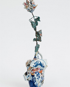 30-Porcelain-flower-in-collaged-vase-h