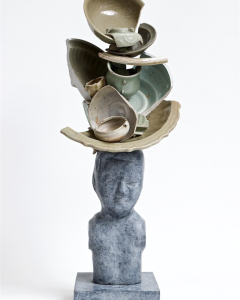 Bronze-head-with-celadon-shards-1